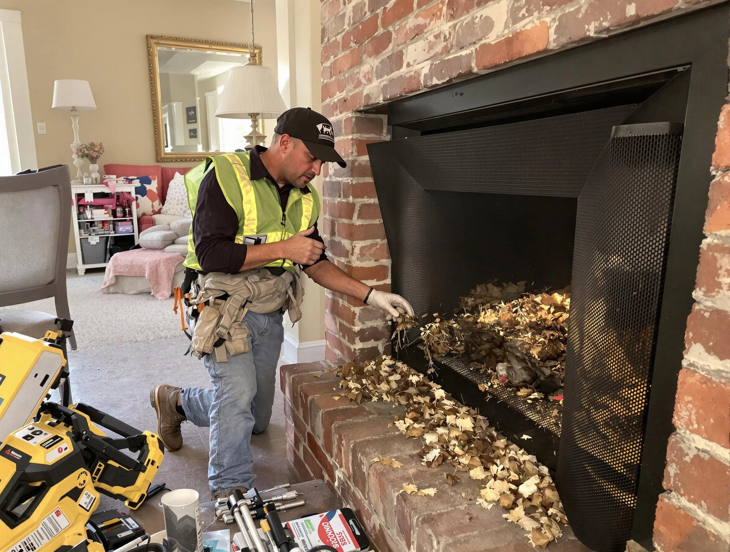 Safe screening installation by Loganville Chimney Sweep in Loganville, GA
