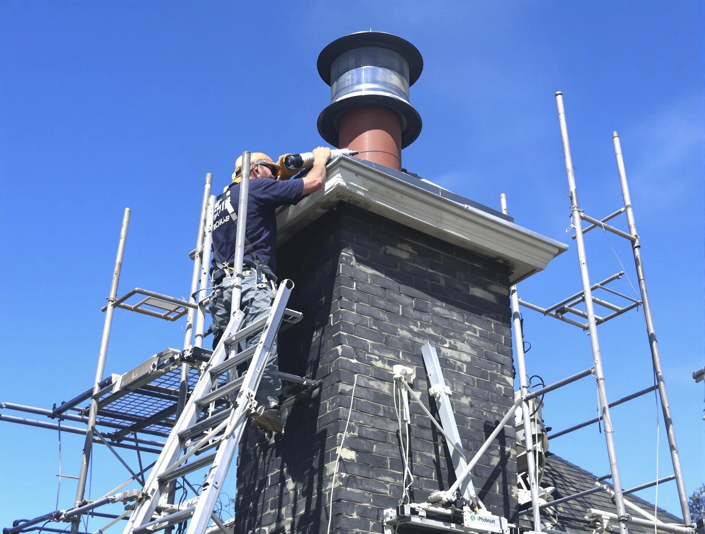 Sturdy chimney crown finished by Loganville Chimney Sweep in Loganville, GA
