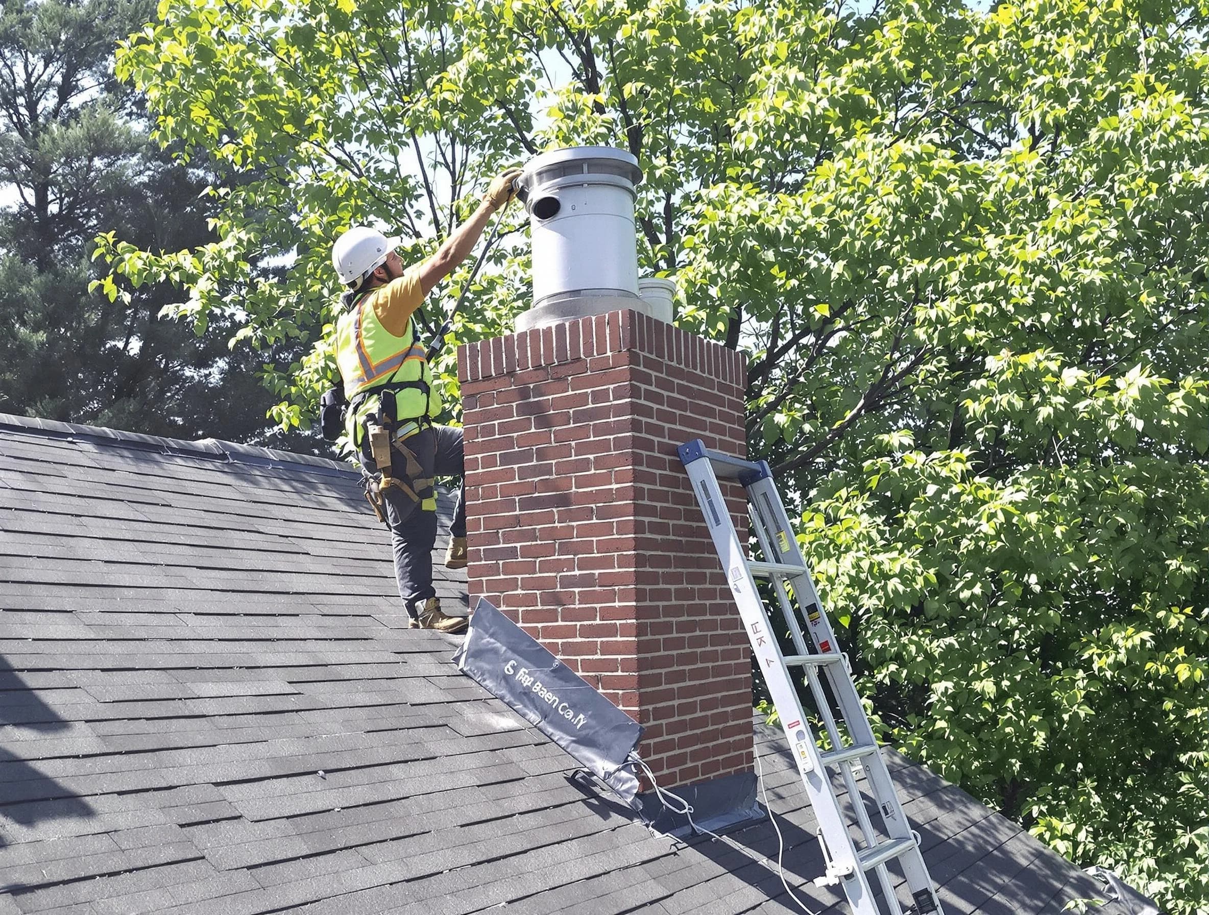 Chimney liner inspection by Loganville Chimney Sweep in Loganville, GA