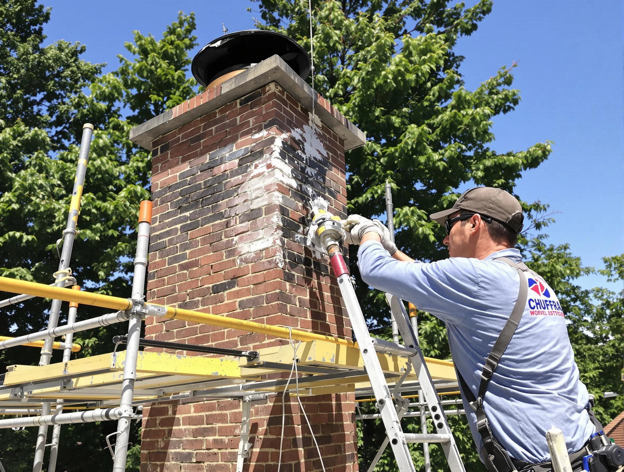 Structural chimney repair by Loganville Chimney Sweep in Loganville, GA