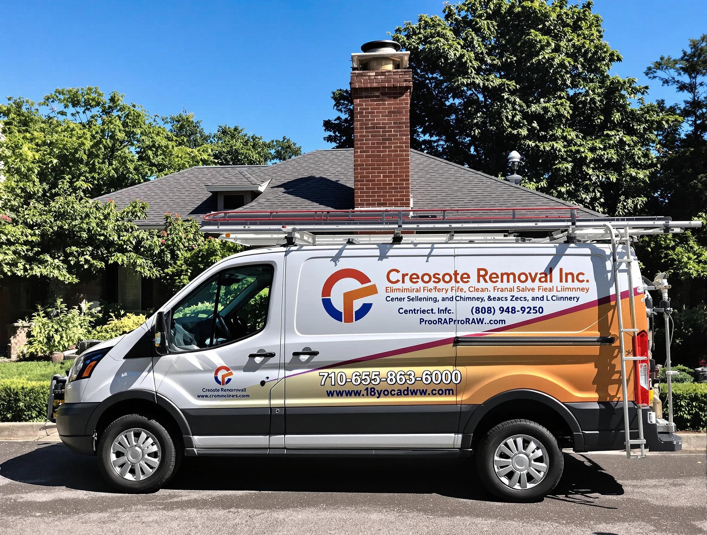 Loganville Chimney Sweep technician removing creosote safely in Loganville, GA